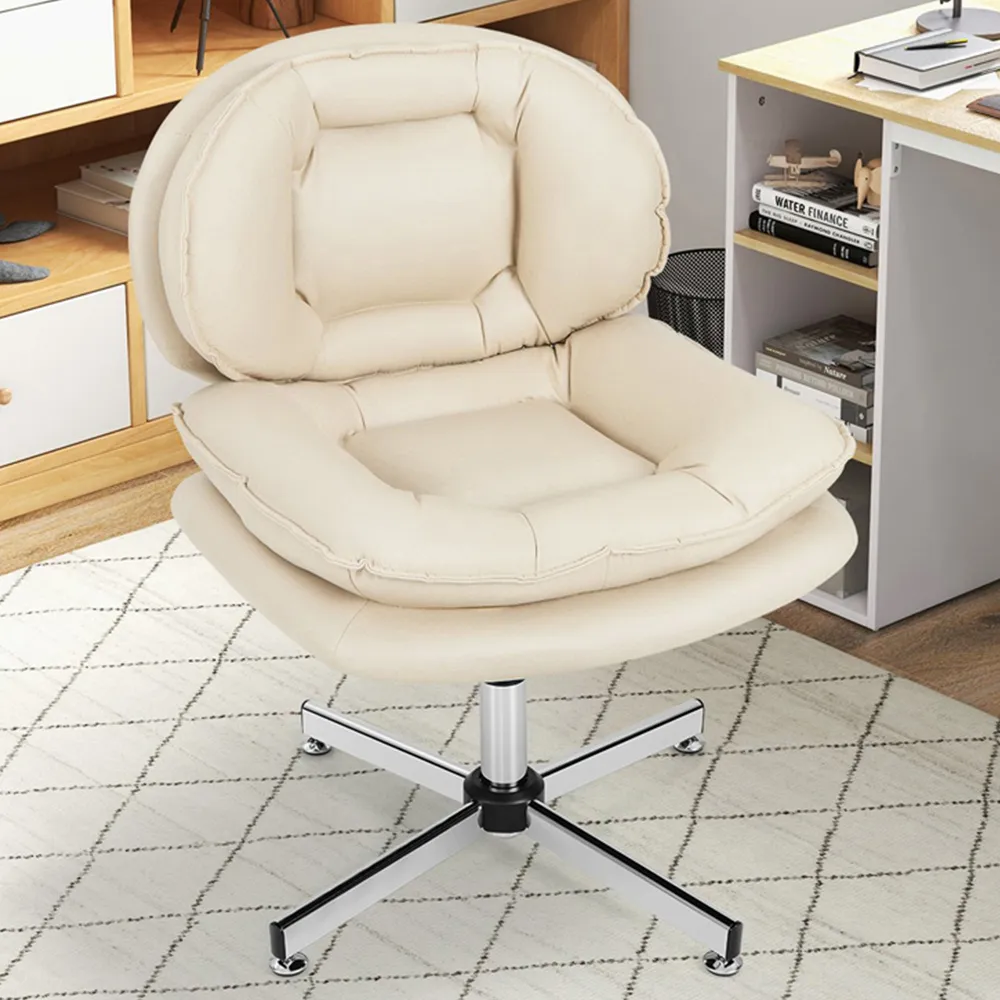 Padded Office Chair - Beige image