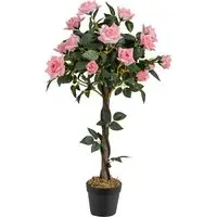Pine Rose Artificial Tree In Pot 3ft - Green