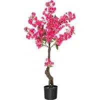 Plum Blossom Artificial Tree in Pot 3.4ft - Pink