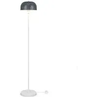 Pole Floor Lamp with Foot Switch - Grey, Faux Terrazzo