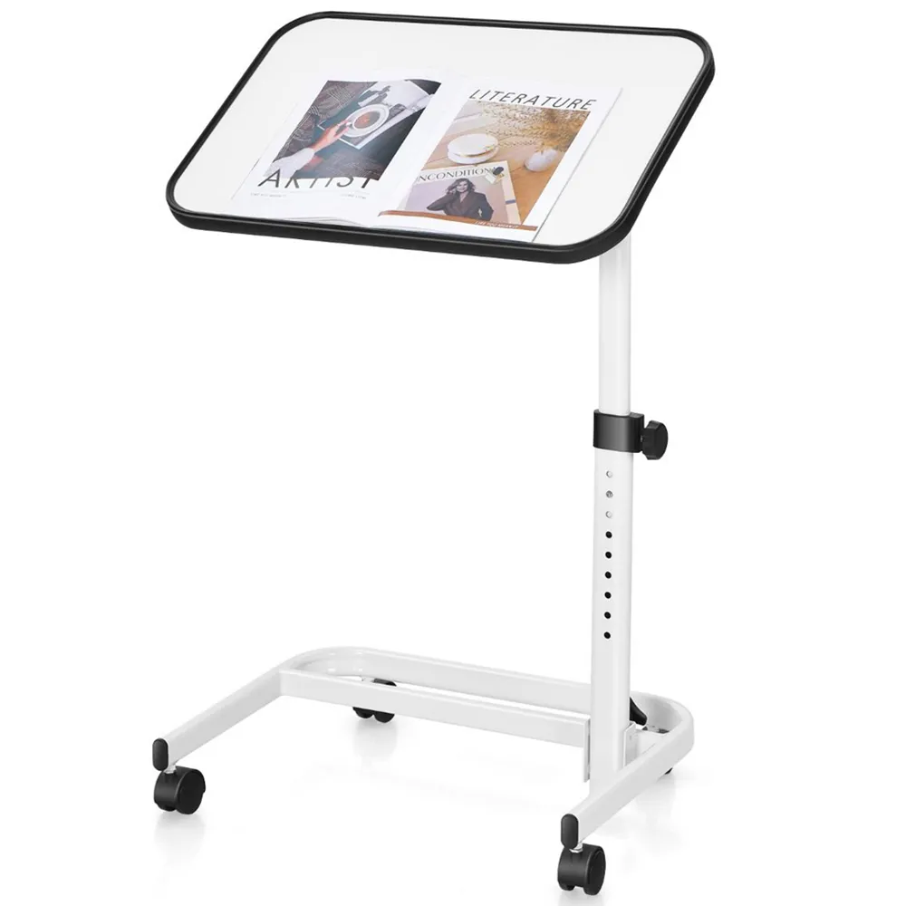 Portable Bedside Table - White