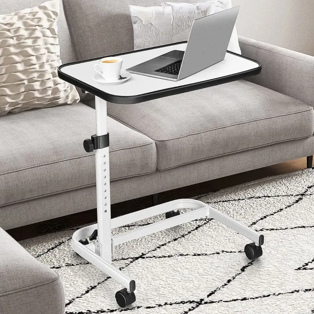 Portable Bedside Table - White