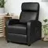 Recliner Chair with Adjustable Backrest - Black
