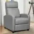 Recliner Chair with Adjustable Backrest - Grey