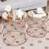 Rose Gold Mirrored Top Nest of Tables Set of 2 - Pink