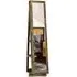 Rotatable Full Length Mirrored Jewellery Cabinet - Brown