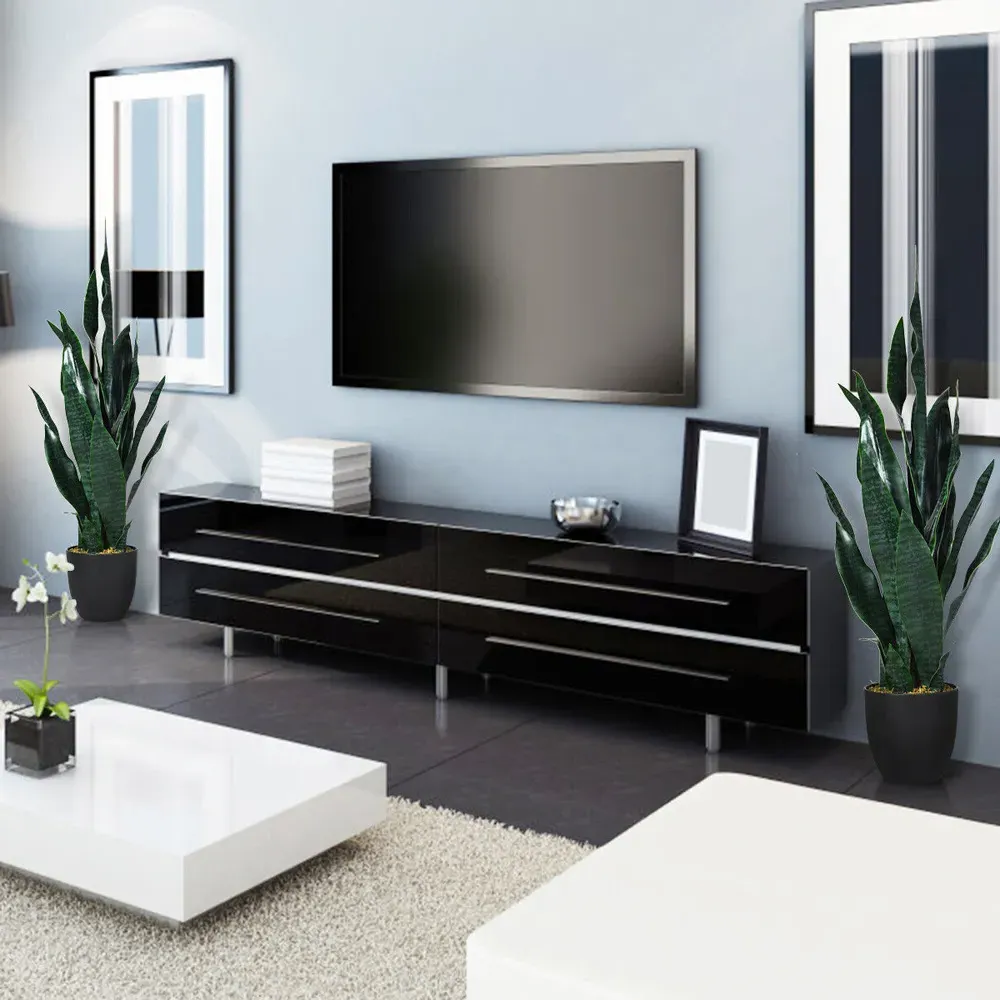 Sansevieria Artificial Plant with Pot 93cm - Green, PEVA