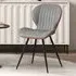 Set of 2 Armless Dining Chairs - Grey
