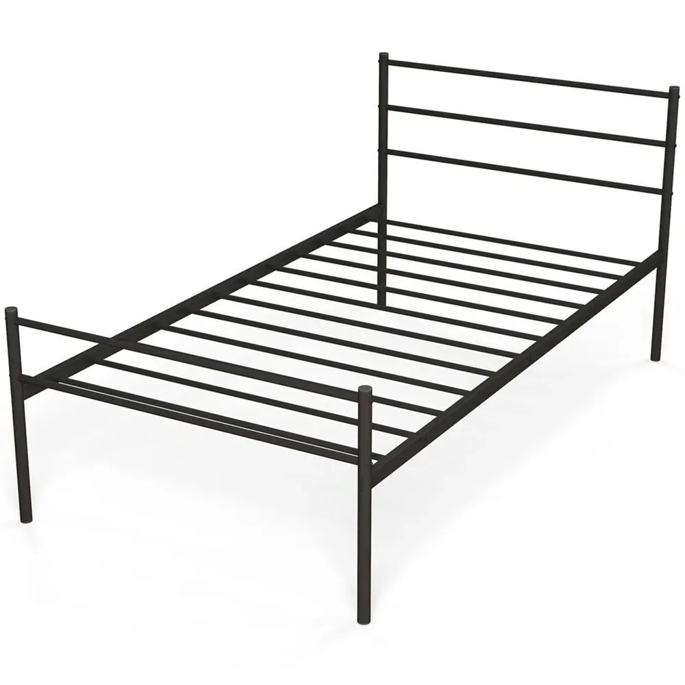 Single Bed Frame - Black, Metal