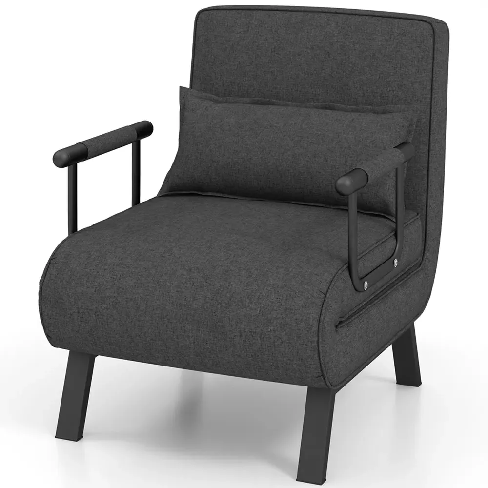 Single Seater Grey Sofa Bed