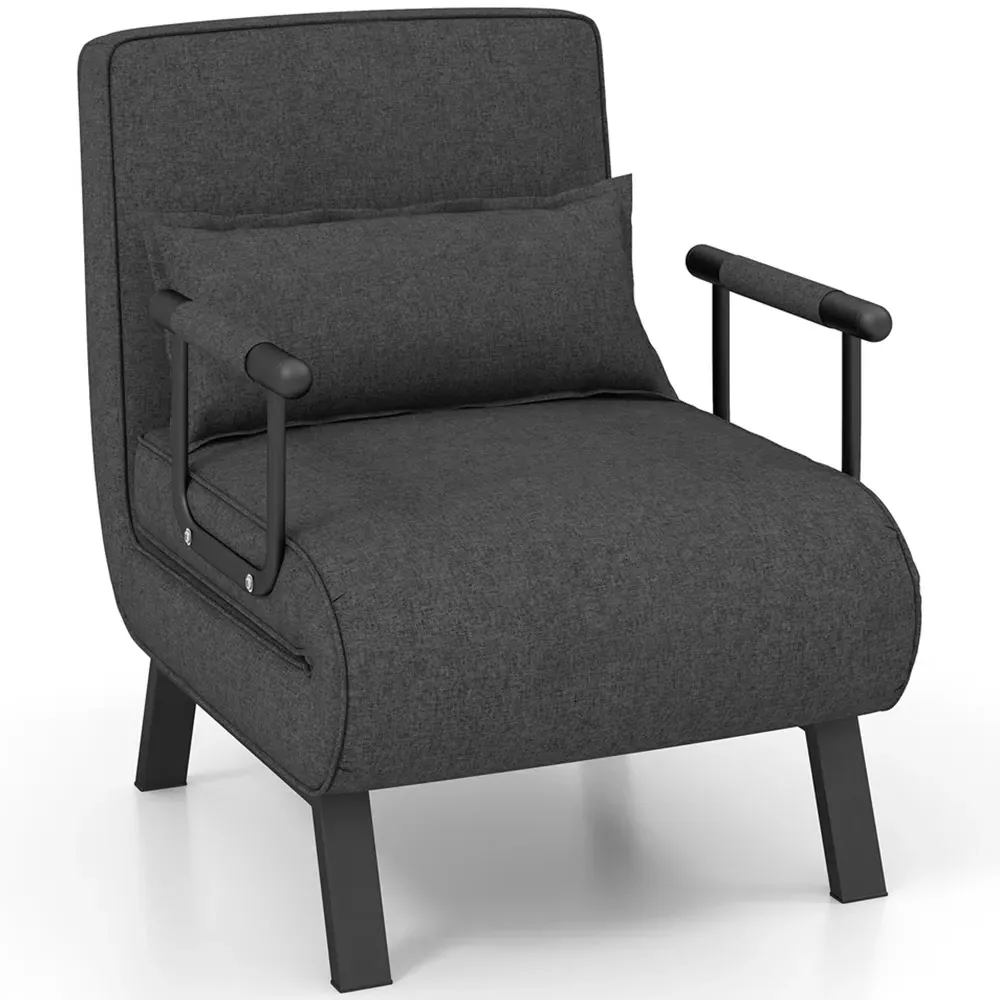 Single Seater Grey Sofa Bed