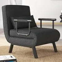 Single Seater Grey Sofa Bed