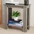 Single Shelf End Table - Grey