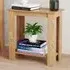 Single Shelf End Table - Natural