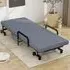 Single Sleeper Folding Sofa Bed with Mattress - Grey