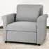 Single Sleeper Sofa Bed - Grey