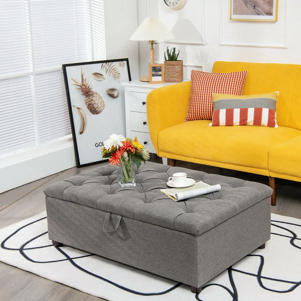 Single Sleeper Sofa Bed with Mattress - Grey