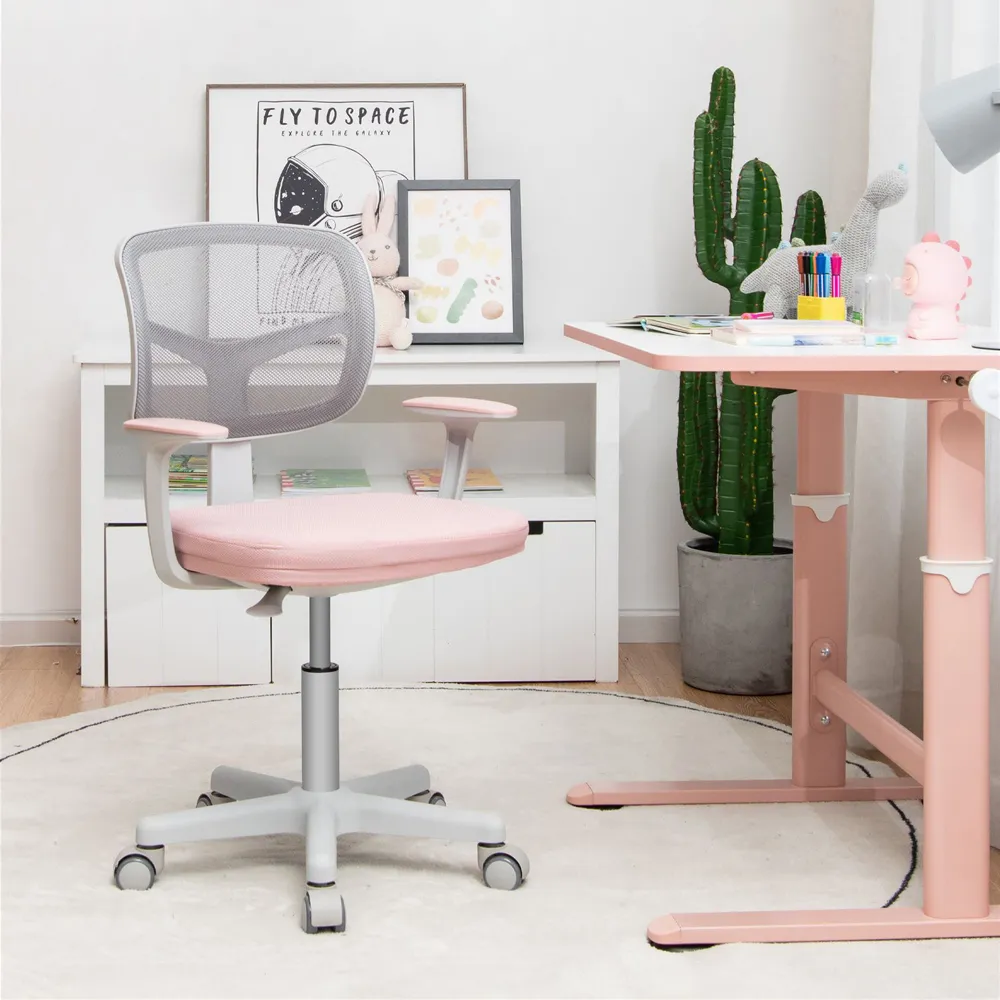 Swivel Computer Desk Chair - Pink