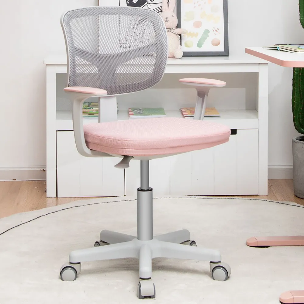 Swivel Computer Desk Chair - Pink image