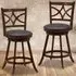 Swivel Counter Height Bar Stool Set of 2 - Brown