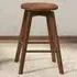 Swivel Counter Height Bar Stool Set of 2 - Brown, Wood