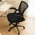 Swivel Office Chair with Flip Up Armrests - Black