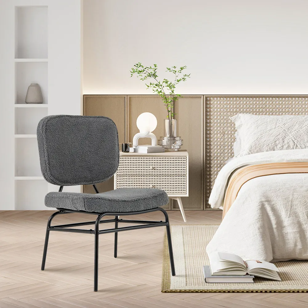 Upholstered Accent Chair - Grey