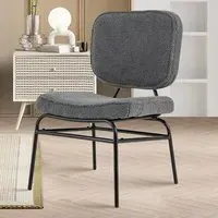 Upholstered Accent Chair - Grey