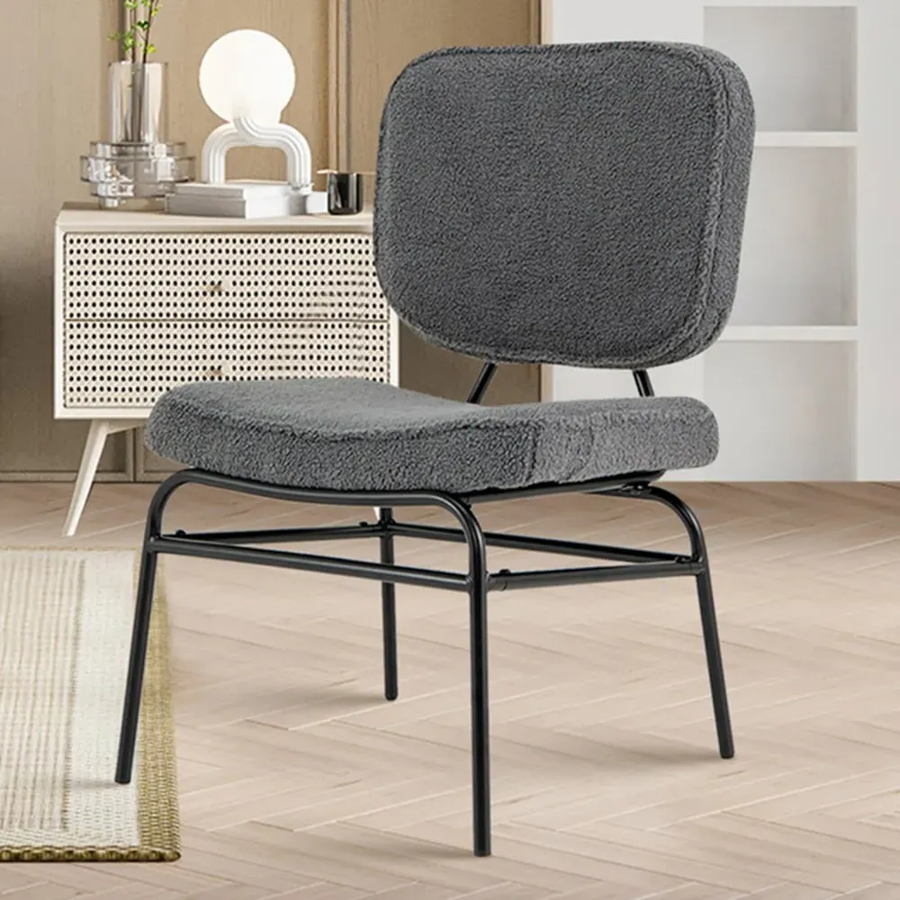 Upholstered Accent Chair - Grey image