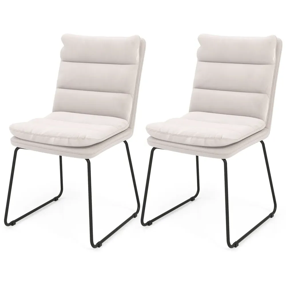 Upholstered Accent Chair - White