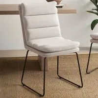 Upholstered Accent Chair - White