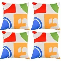 Velvet Throw Pillow 4 Pack - Multi