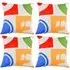 Velvet Throw Pillow 4 Pack - Multi