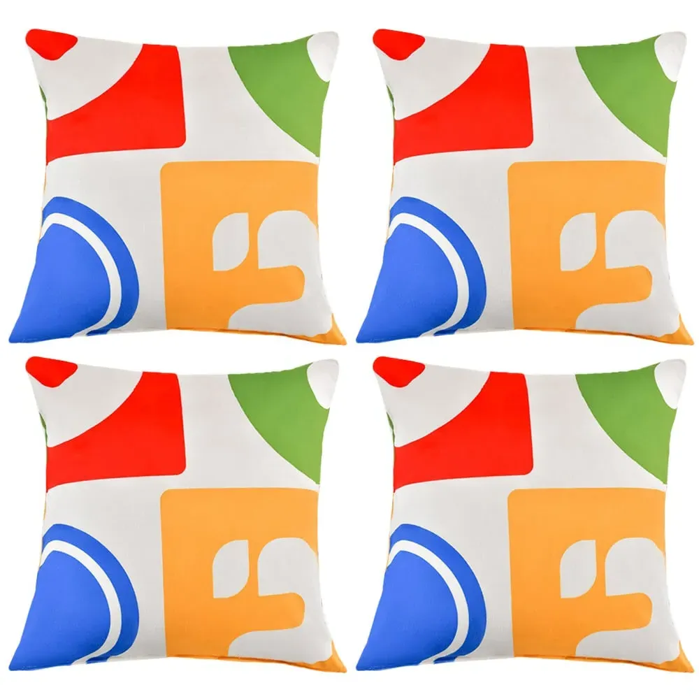 Velvet Throw Pillow 4 Pack - Multi