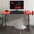 Z Shaped Gaming Desk with Carbon Fibre Surface - Multi
