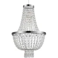 Adelle 2-Tier Easyfit Beaded Lamp Shade - Clear
