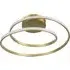 Alston 2 Ring LED Flush Ceiling Light - Gold, Brass