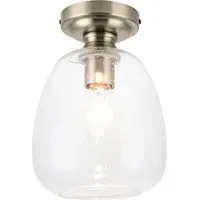 Buxton Bubble Glass Ceiling Light - Gold, Antique Brass