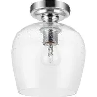 Buxton Bubble Glass Ceiling Light - Silver, Chrome