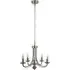 Elmore 5 Light Metal Pendant Light - Silver