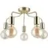 Fraser 5 Light Flush Ceiling Light - Brushed Brass