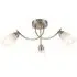 Hallie 3 Light Ceiling Light - Gold, Glass