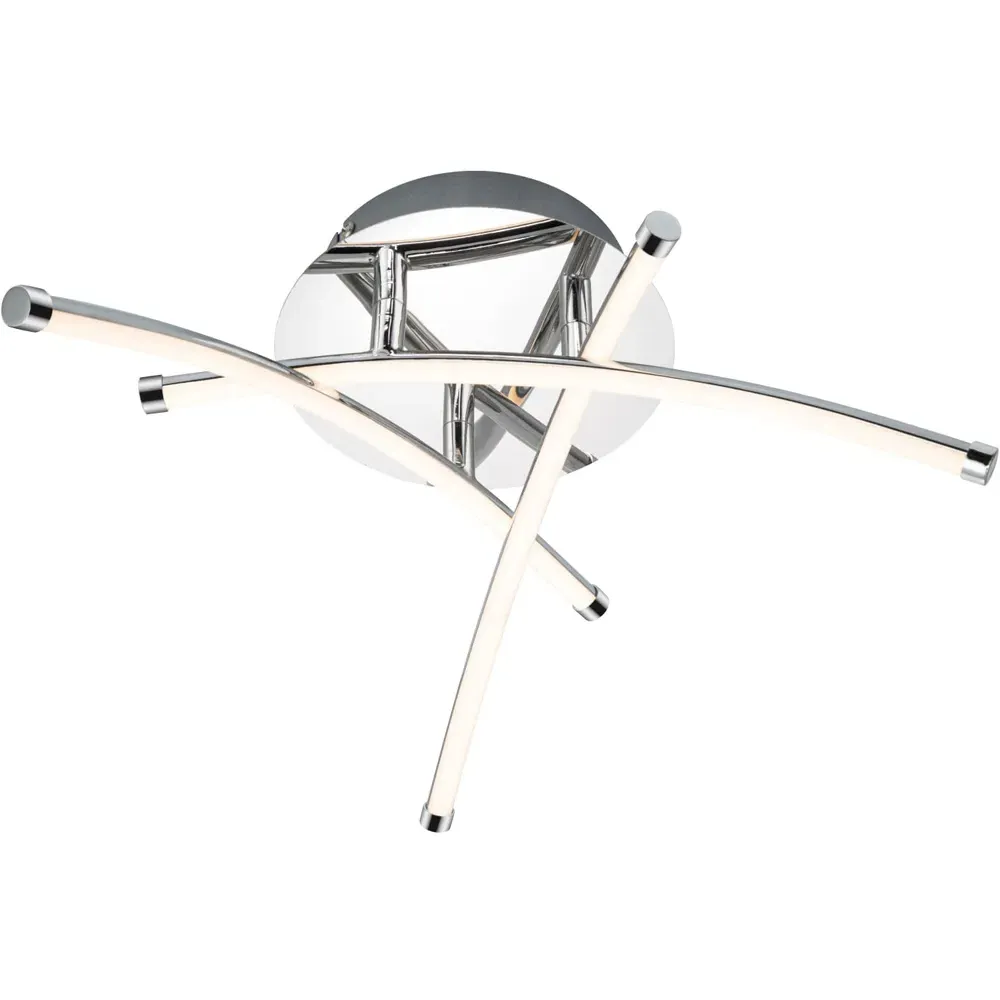 Hatton 3 Light LED Ceiling Light - Chrome