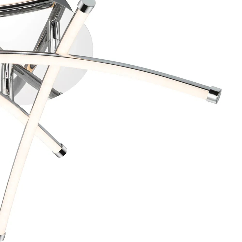 Hatton 3 Light LED Ceiling Light - Chrome