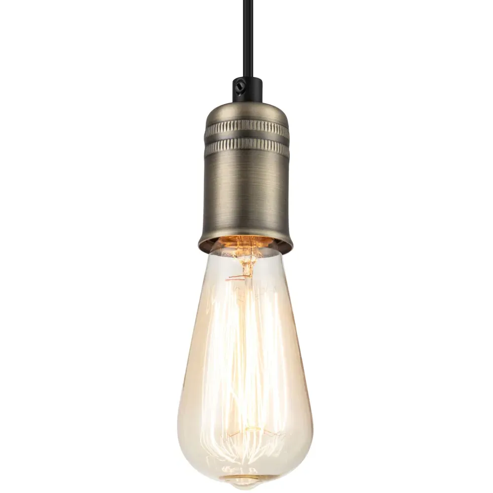 Linton 3 Light Ceiling Light - Matt Antique Brass