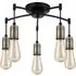 Linton 5 Light Ceiling Light - Matt Antique Brass