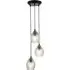 Lorne 3 Light Cluster Pendant Light - Black, Glass