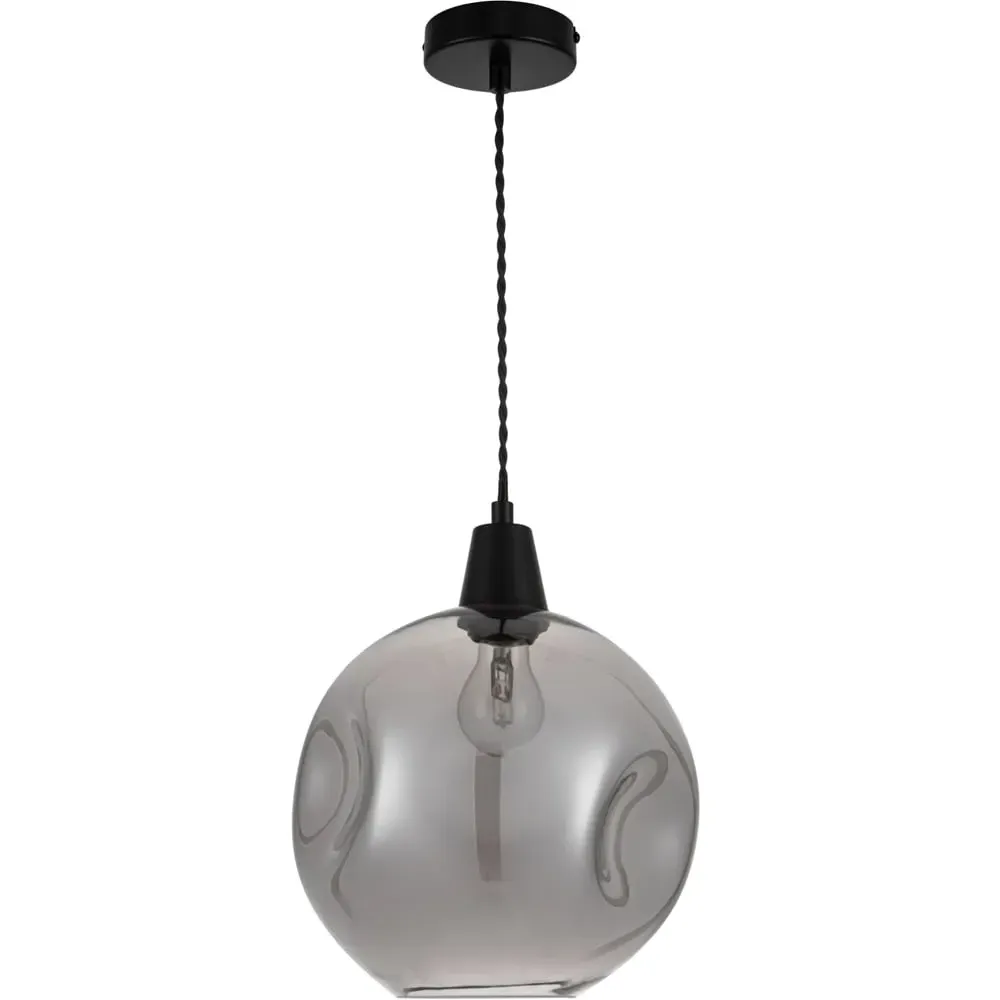 Millfield Pendant Light - Black, Glass image