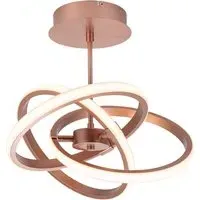 Ridgley 3 Ring Asteroid LED Pendant Light - Gold
