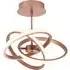 Ridgley 3 Ring Asteroid LED Pendant Light - Gold